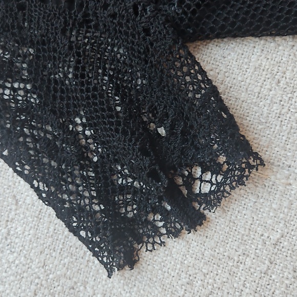 Sandro Black Lace Dress size 1 (US 4) - Picture 8 of 12